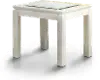 IDF-4238WH-E Kristof White End Table