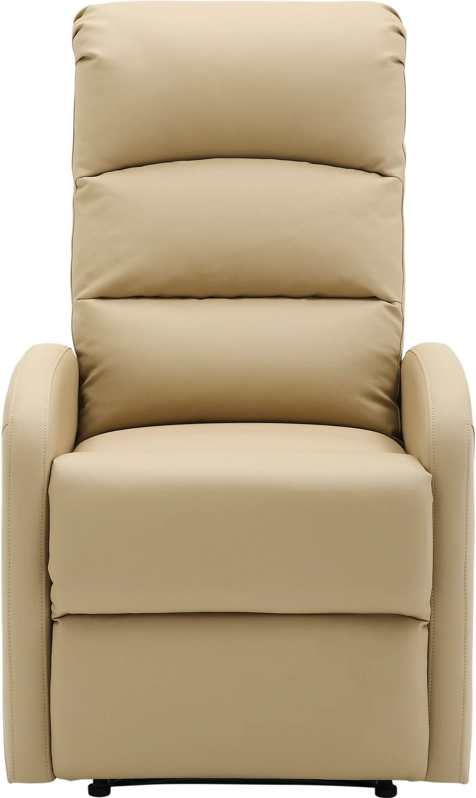RCL-DORMI BG Dormi Beige Faux Leather Manual Recliner-1