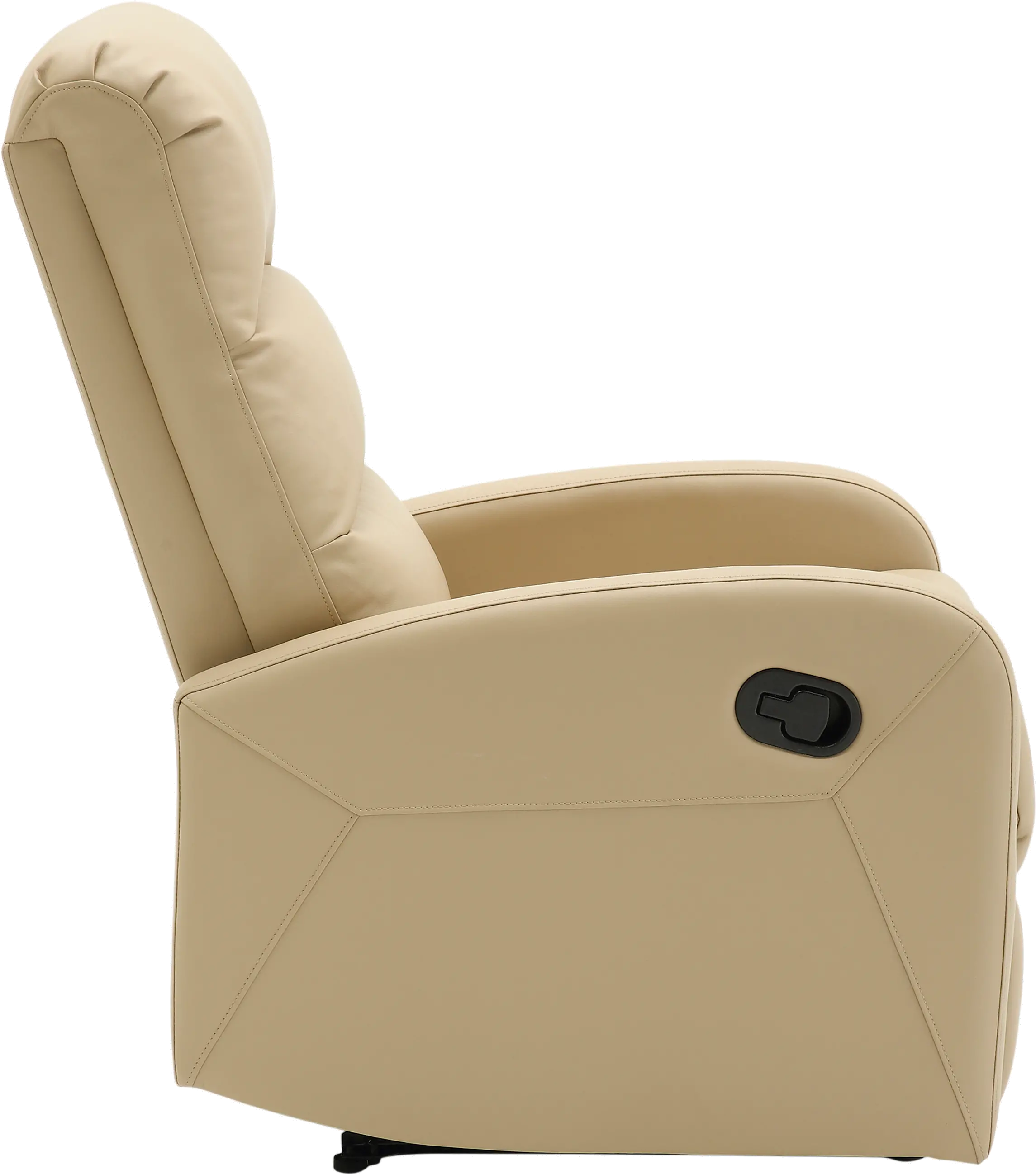 RCL-DORMI BG Dormi Beige Faux Leather Manual Recliner-6