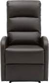 RCL-DORMI BN Dormi Brown Faux Leather Manual Recliner