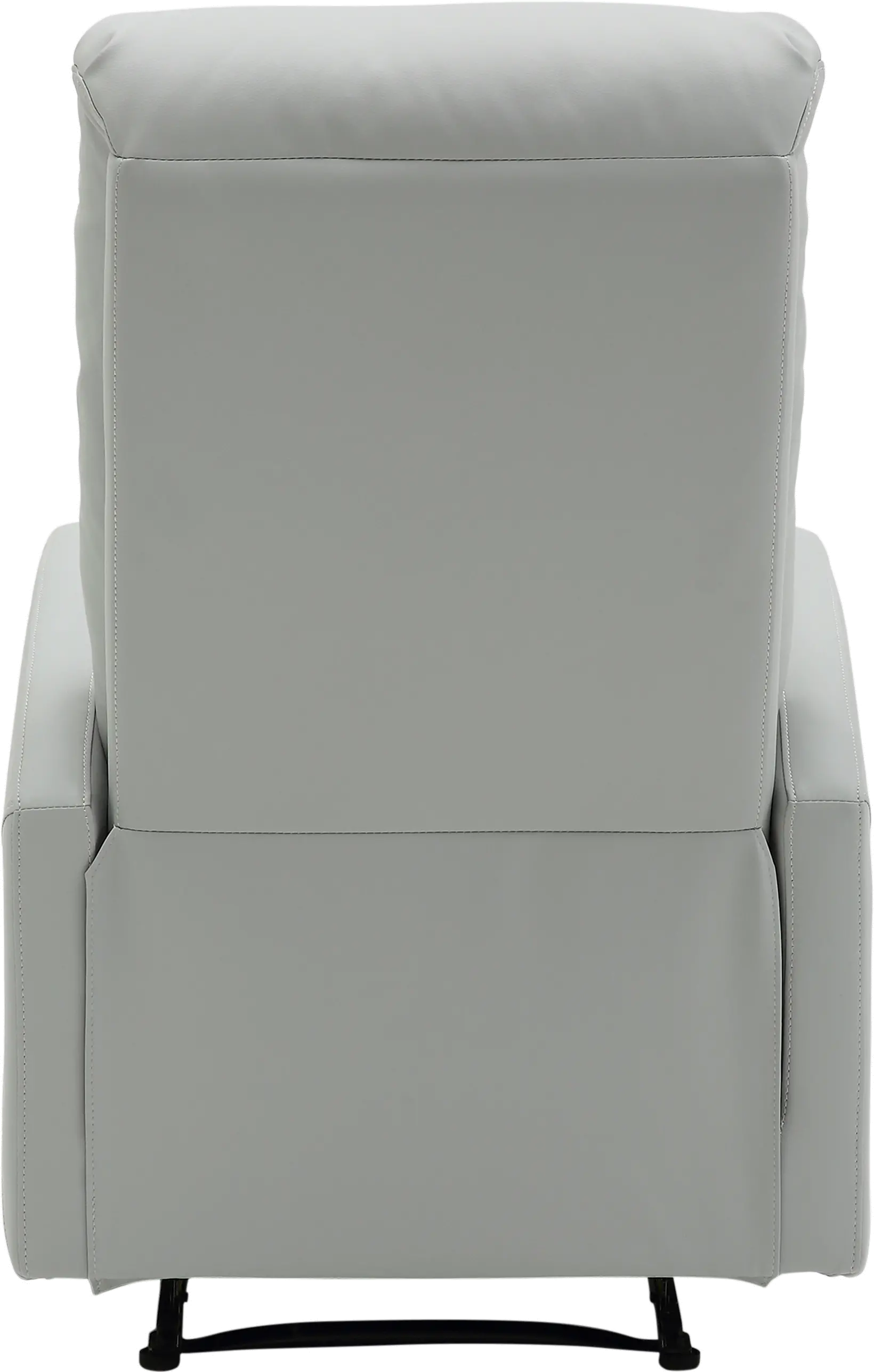 RCL-DORMI LGY Dormi Light Gray Faux Leather Manual Recliner-7