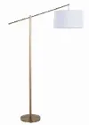 FL69-CASPR-DBL AUW Casper Minimal Gold Floor Lamp