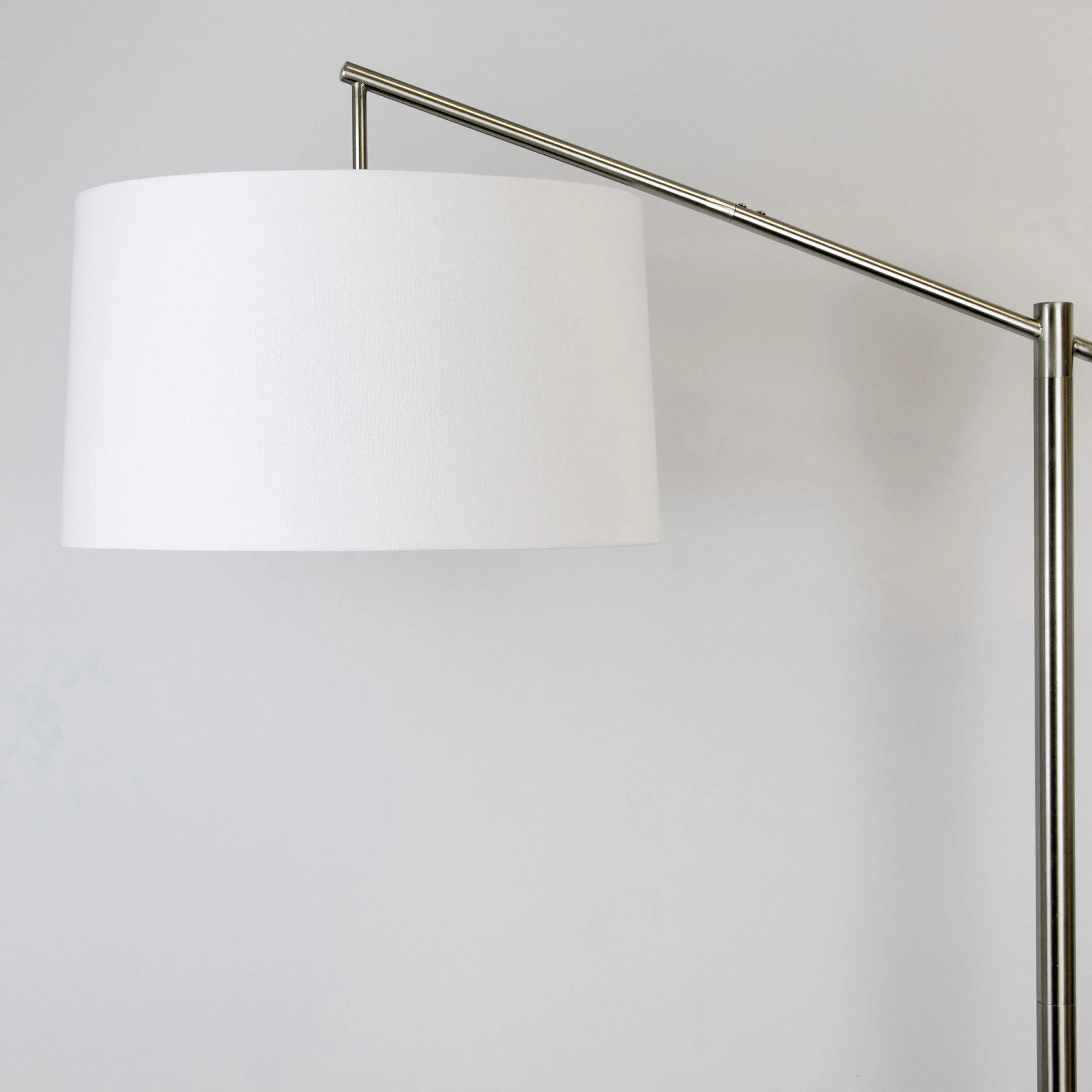 FL69-CASPR-DBL NIW Casper Minimal Nickel Floor Lamp-3