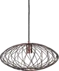 PL7-LINX-WPL CU Linx Oval Antique Copper Pendant Lamp