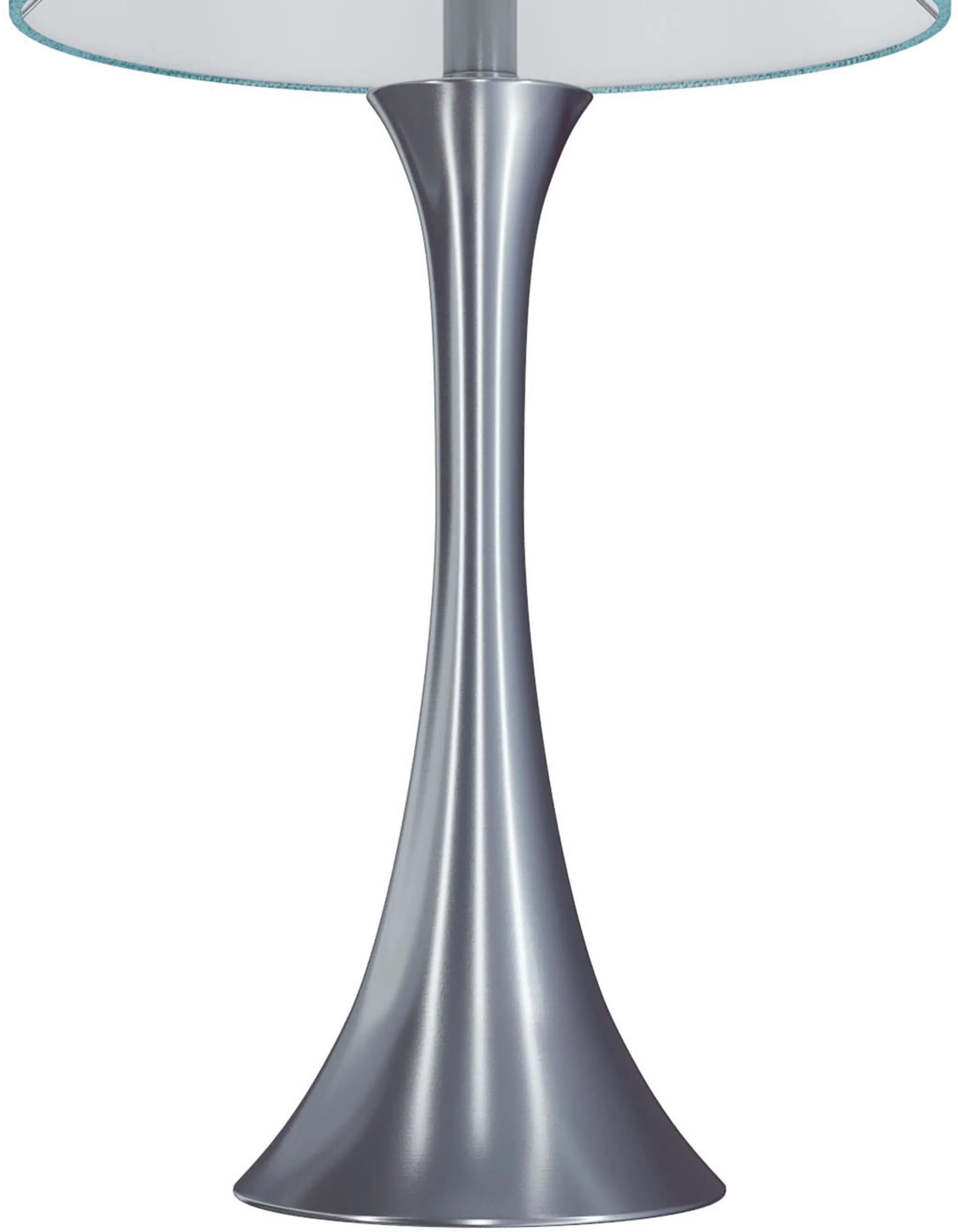 TL24-LENUXE-DBL NITQ2 Lenuxe Nickel Table Lamps with Turquoise Shades, Set of 2-4
