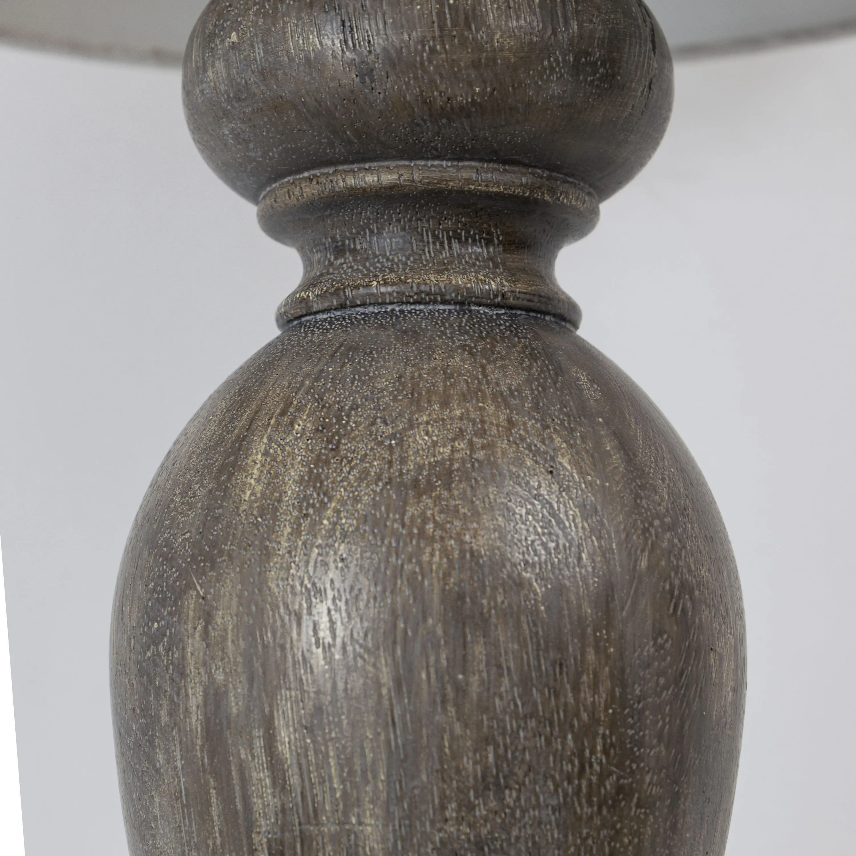 GVT32-PT-PEPPA-KTL GYNA2 Peppa Opal Grey Polyresin Table Lamps, Set of 2-4