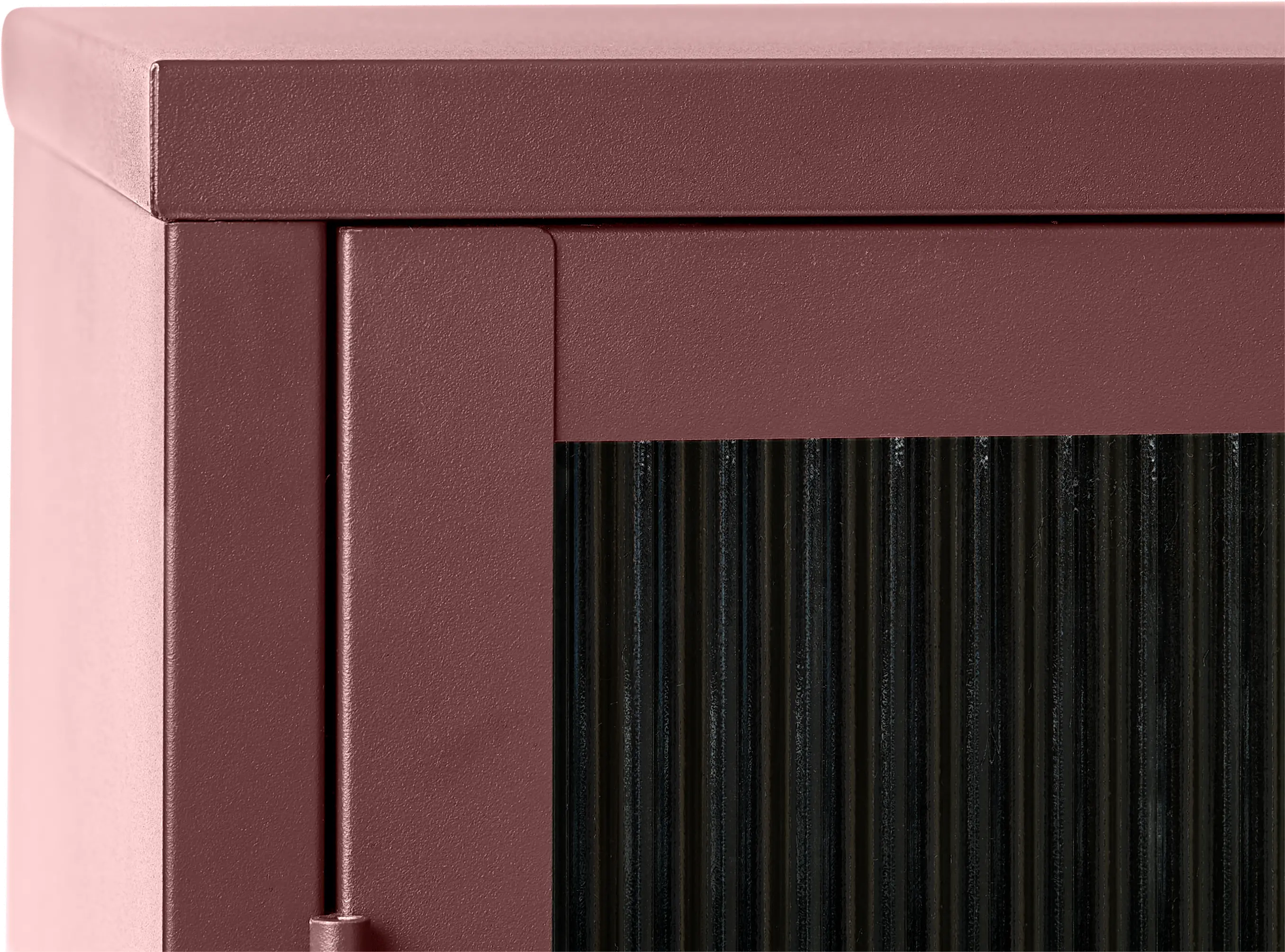 Bronco Red Metal & Glass 55 Tall Display Cabinet-7