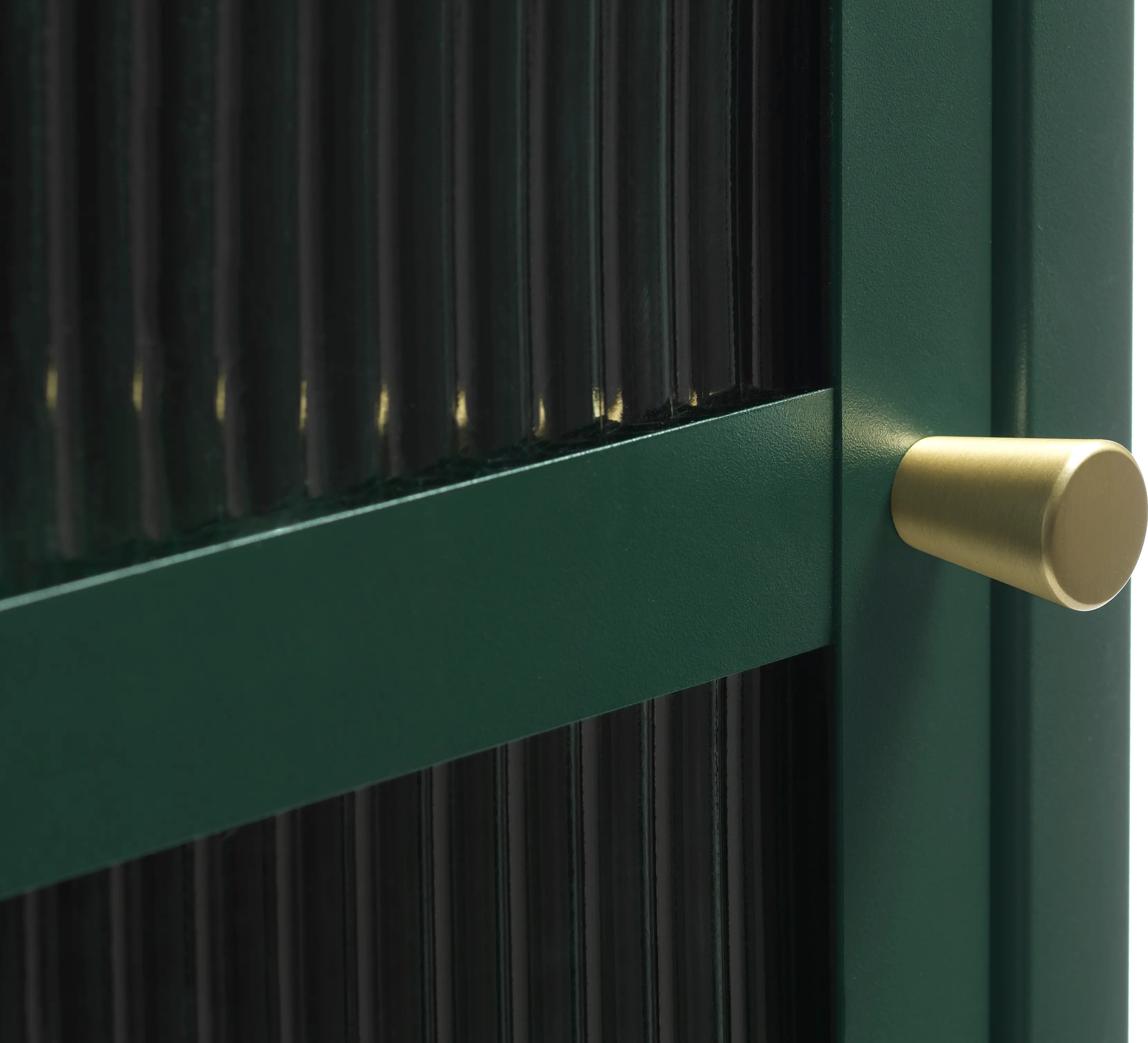 Bronco Green Metal & Glass 63 Tall Display Cabinet-5