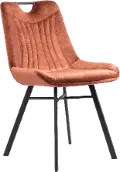 Tyler Brown Velvet Dining Chair, Set of 2