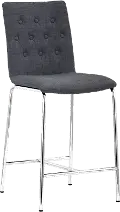 Uppsala Graphite Counter Height Stool, Set of 2