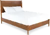 Robin Mid-Century Modern Brown Full Platform Bed