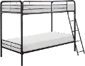 Lunar Dark Bronze Twin-over-Twin Bunk Bed
