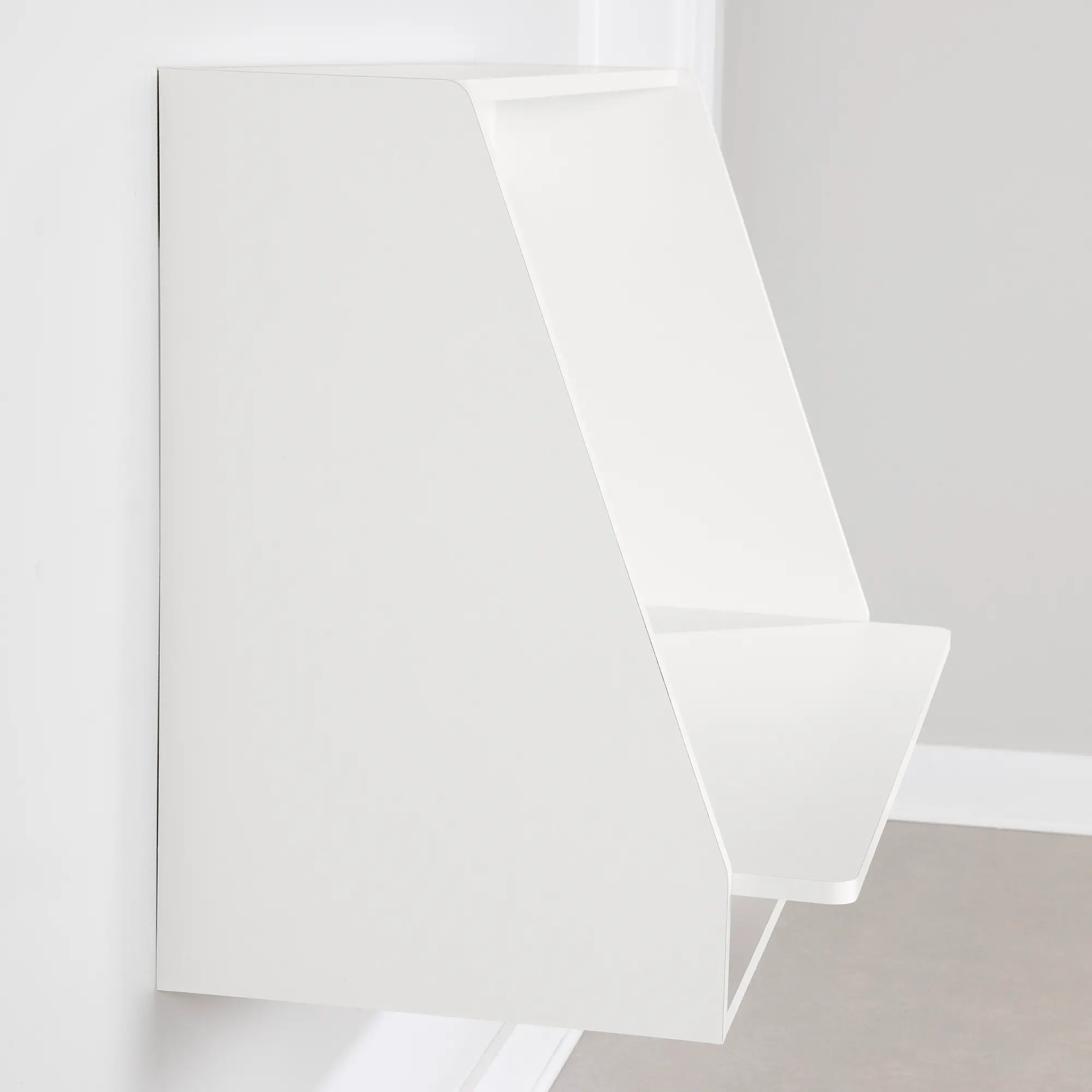 13978 Hourra White Floating Desk-5