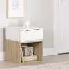 13980 Hourra Soft Elm and White Nightstand - South Shore