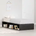 13986 Hourra Gray Oak Twin Platform Storage Bed - South Shore