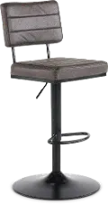 Strumley Gray Adjustable Height Stool