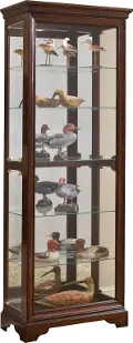 Pulaski Cherry Curio Cabinet