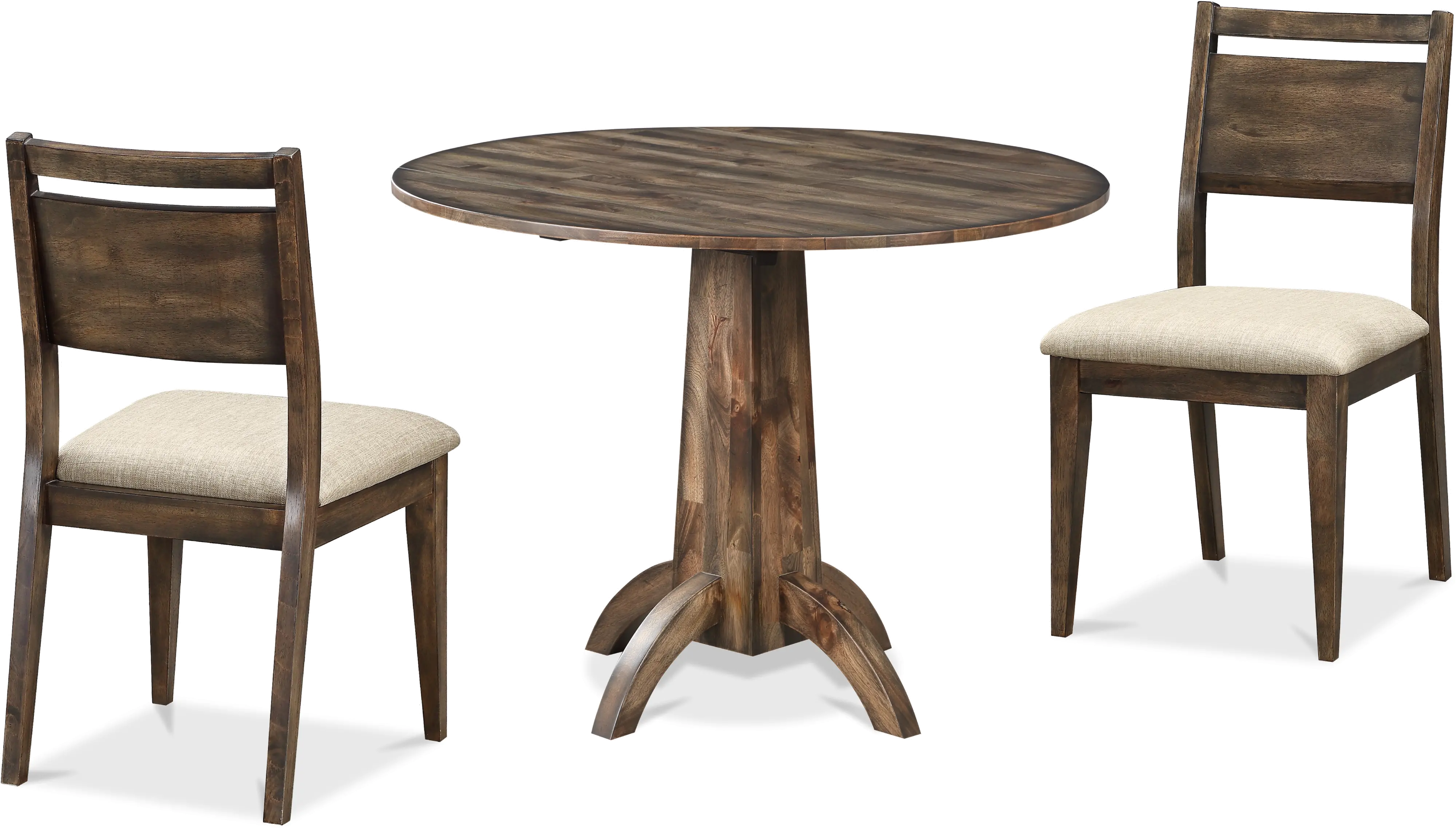 Zoey Dark Brown 3 Piece Dining Room Set-1