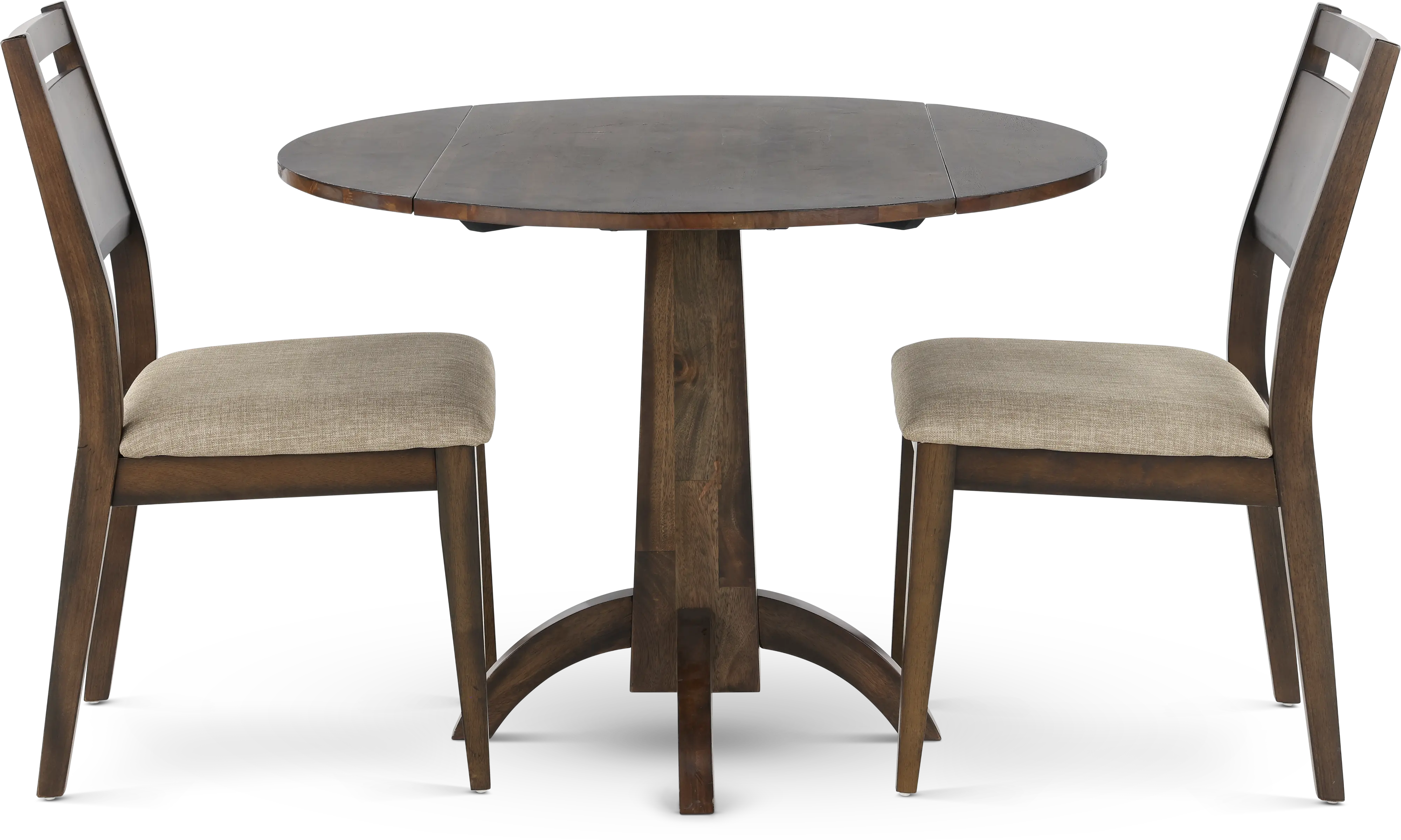 Zoey Dark Brown 3 Piece Dining Room Set-4