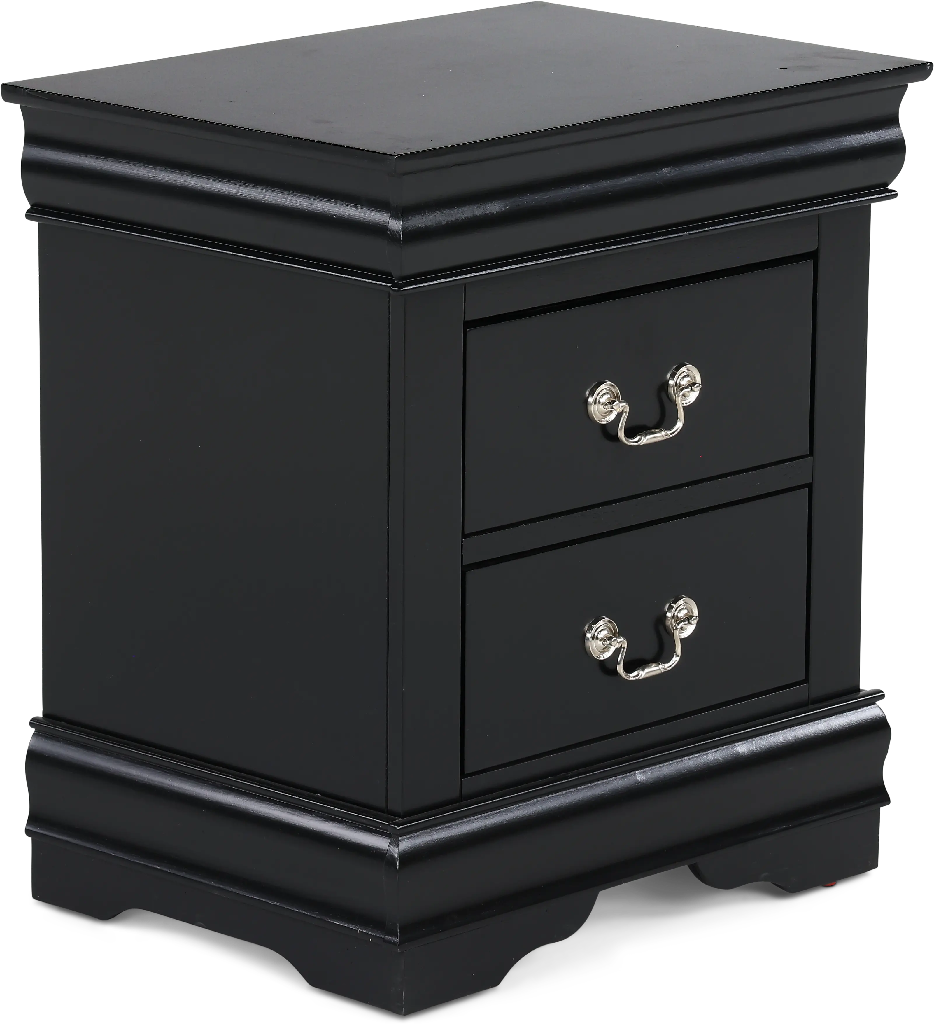 Louis Black Nightstand-4