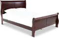 Louis Cherry Full Sleigh Bed