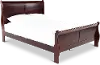 Louis Cherry Queen Sleigh Bed