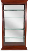 Eden Cherry Brown Curio Cabinet