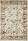 Sumter 5 x 7 Rust and Ivory Washable Rug