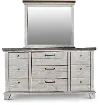 Bear Creek White Dresser