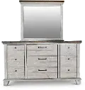 Bear Creek White Dresser