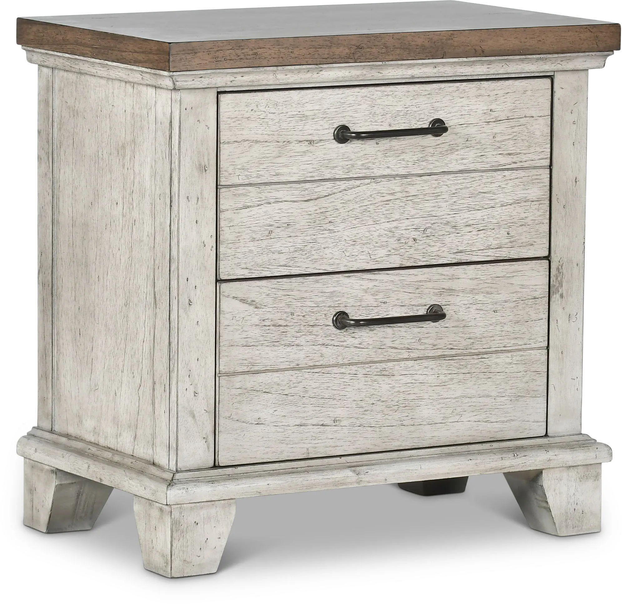 Bear Creek White Nightstand-3