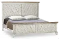 Bear Creek White King Bed