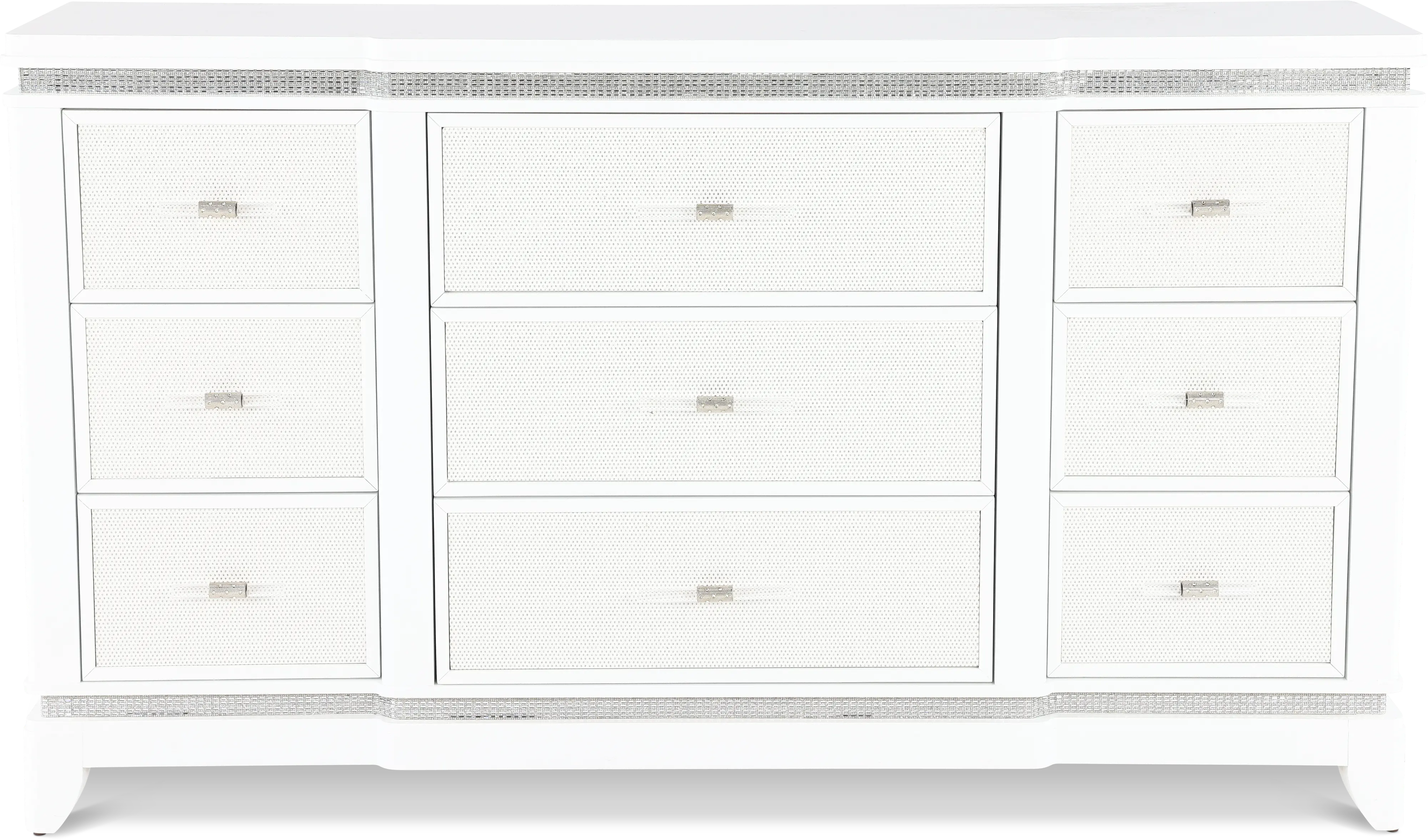 Celeste Sparkle White Dresser-1