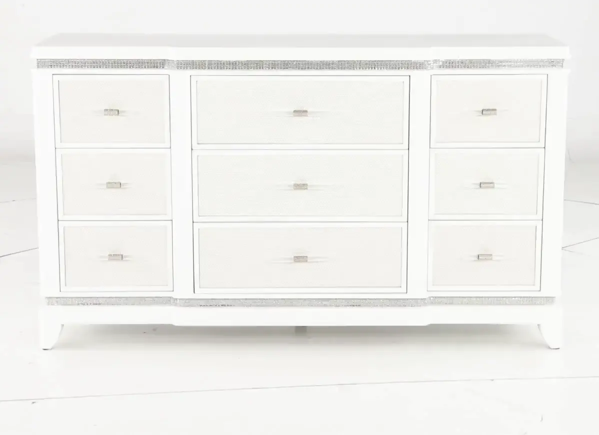 Celeste Sparkle White Dresser-5