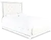 Celeste Sparkle White King Upholstered Bed