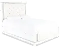 Celeste Sparkle White King Upholstered Bed