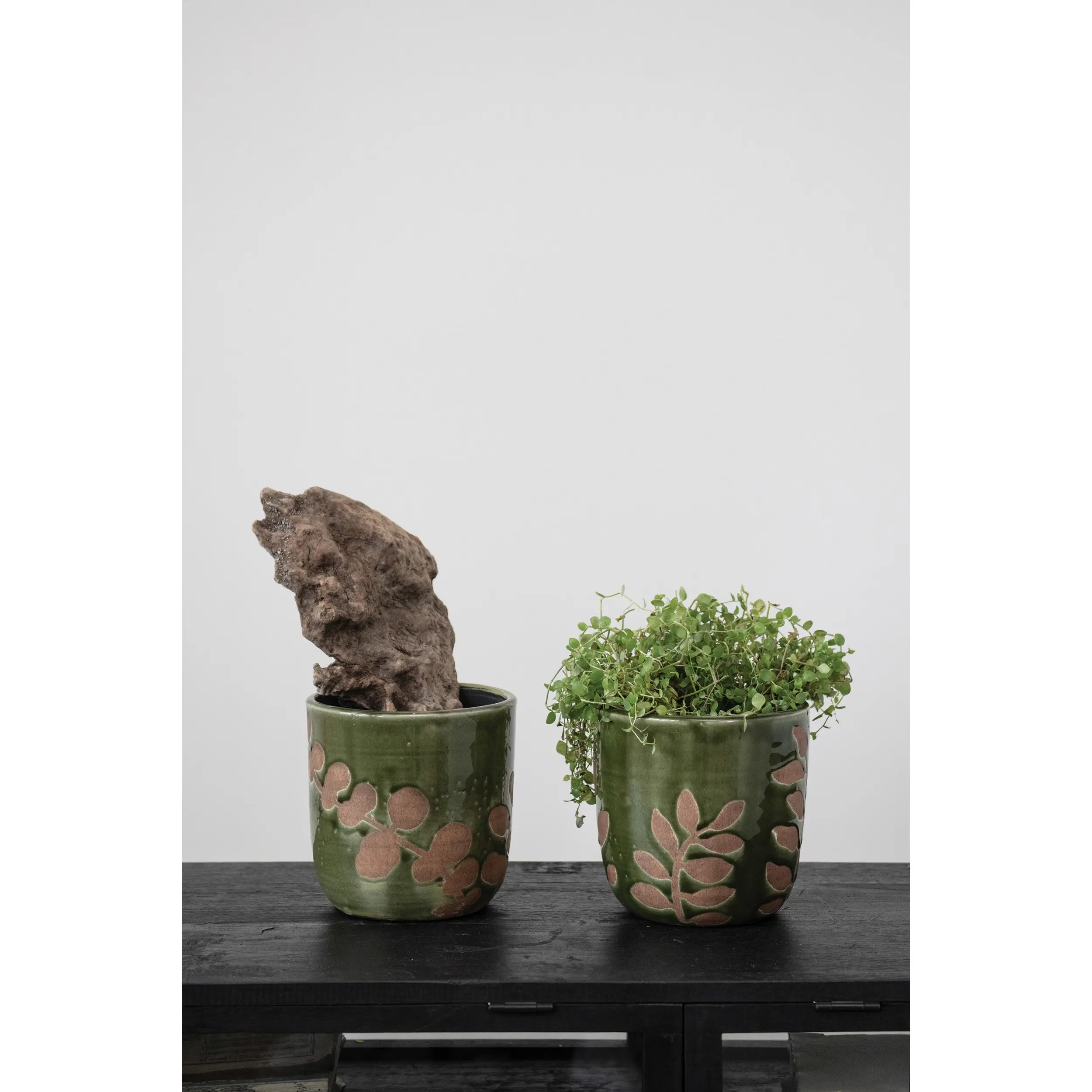 DF4785A-A/2-IND/PLNT Terracotta Assorted Green Planter-2