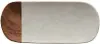 DF3807/ACACIA-TRAY Acacia Wood and White Marble Tray