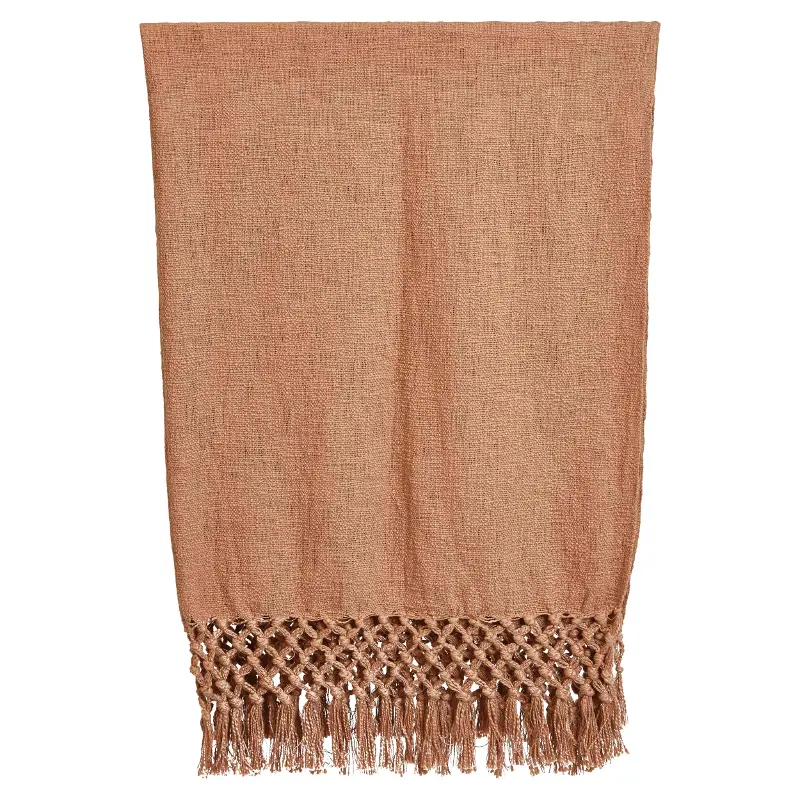 Bown Cotton Throw with Fringe