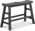 Beach Haven Black Counter Height Dining Bench