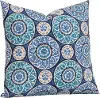 Tabea Blue and White Medallion Pillow
