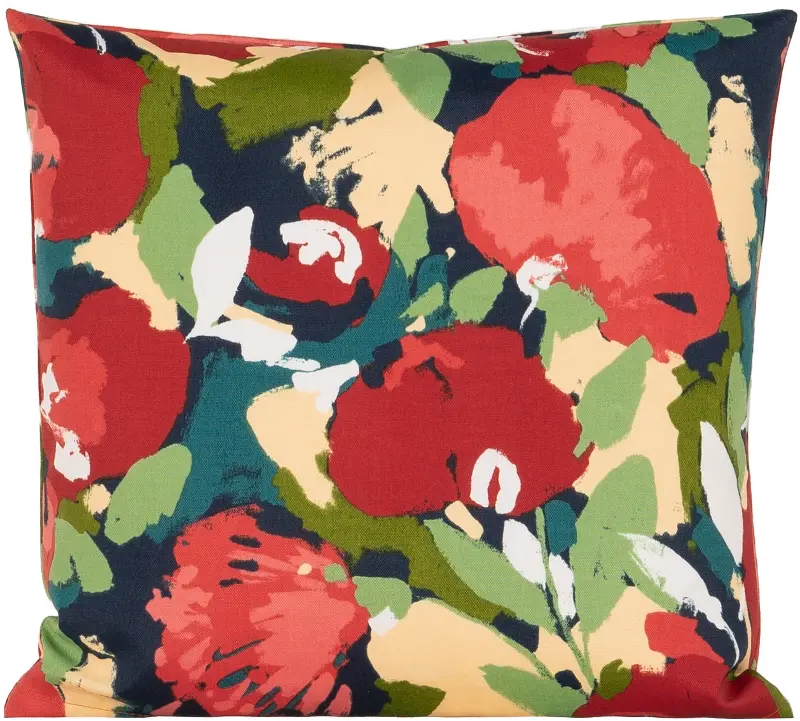 Lakeside Garden Multicolor Floral Pillow