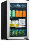 AB-1000 NewAir 100 Can Beverage Fridge - Stainless Steel