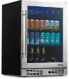 NBC224SS00 NewAir 24  Built-in Premium 224 Can Beverage Fridge - Stainless Steel