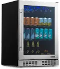 NBC224SS00 NewAir 24 Built-in Premium 224 Can Beverage Fridge - Stainless Steel