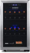 NWC028SS01 NewAir 28 Bottle Freestanding Dual Zone Compressor Wine Fridge - Stainless Steel