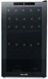 NWC033BKD0 NewAir® Shadowᵀᴹ Series 33 Bottle Dual Temperature Zone Wine Refrigerator - Black
