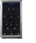 NWC050SS00 NewAir Freestanding 50 Bottle Compressor Wine Fridge - Stainless Steel