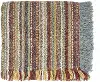 Asheville Autumnal Brown Multicolor Throw Blanket