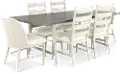 Coastal Farmhouse Gray 7 Piece Dining Set